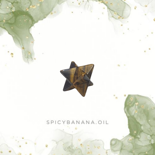 原石擺件‧黃虎眼