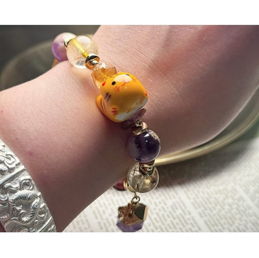 222子猫@香薰水晶手鏈