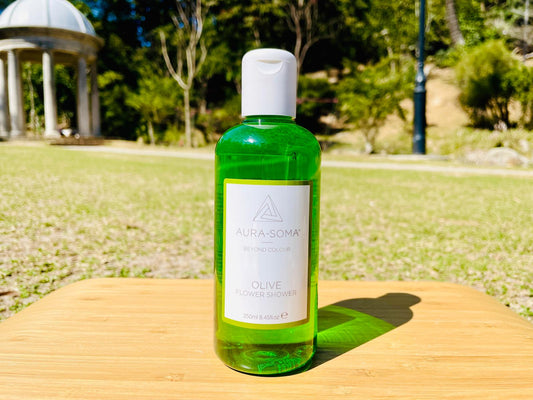 Aura-Soma Flower Shower Gel Olive   橄欖綠色 250mL  （ 有現貨 )
