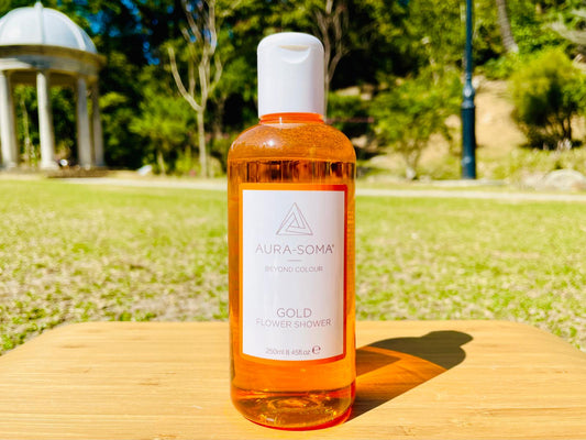 Aura-Soma Flower Shower Gel Gold  金色 250mL   ( 有現貨 )