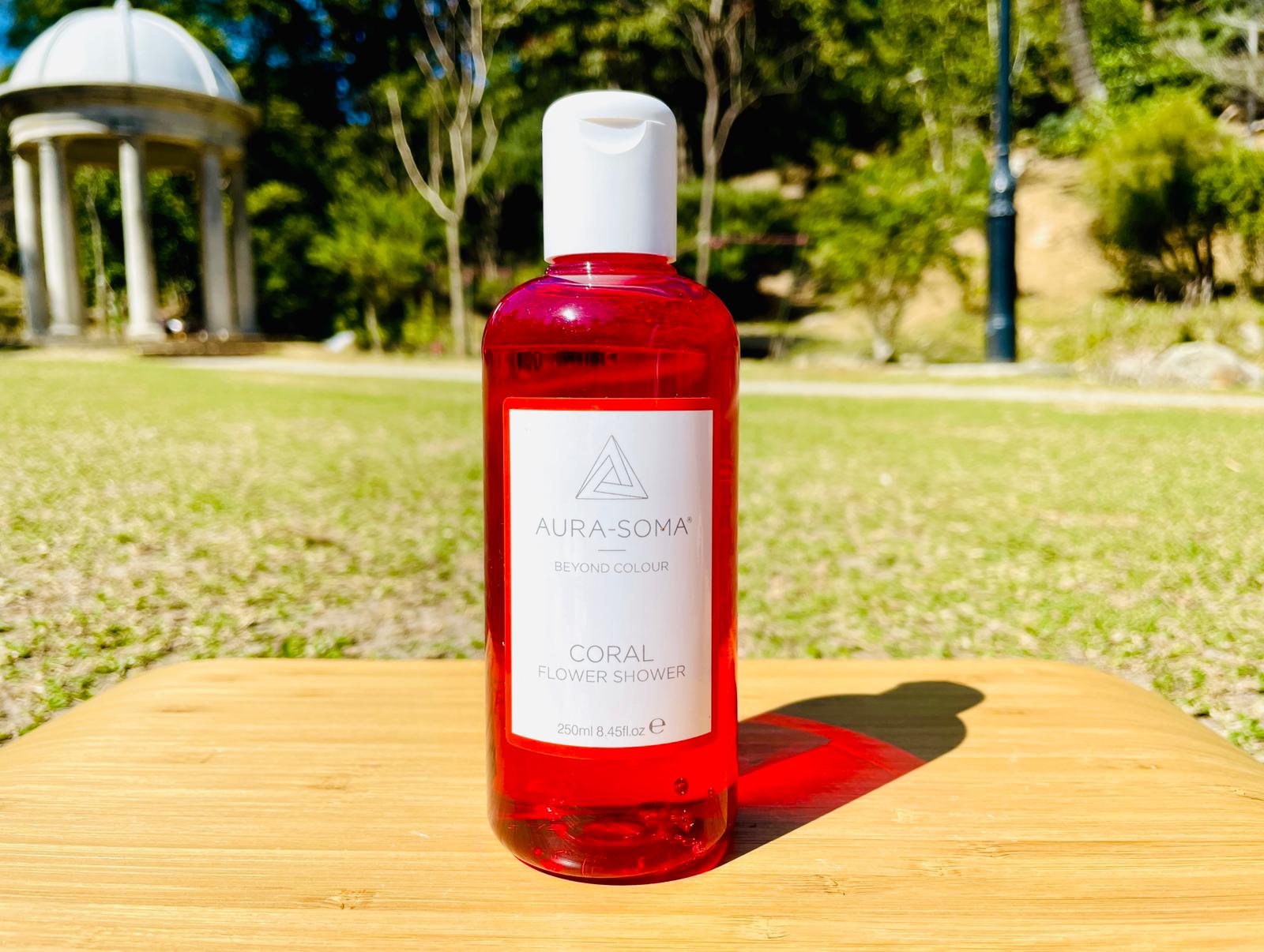 Aura-Soma Flower Shower Gel Coral  珊瑚色 250mL （ 有現貨 )