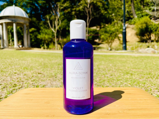 Aura-Soma Flower Shower Gel Violet   紫羅蘭色 250mL  ( 有現貨 )