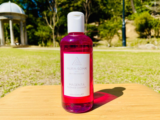 Aura-Soma Flower Shower Gel Magenta   紫紅色 250mL  （ 有現貨 ）