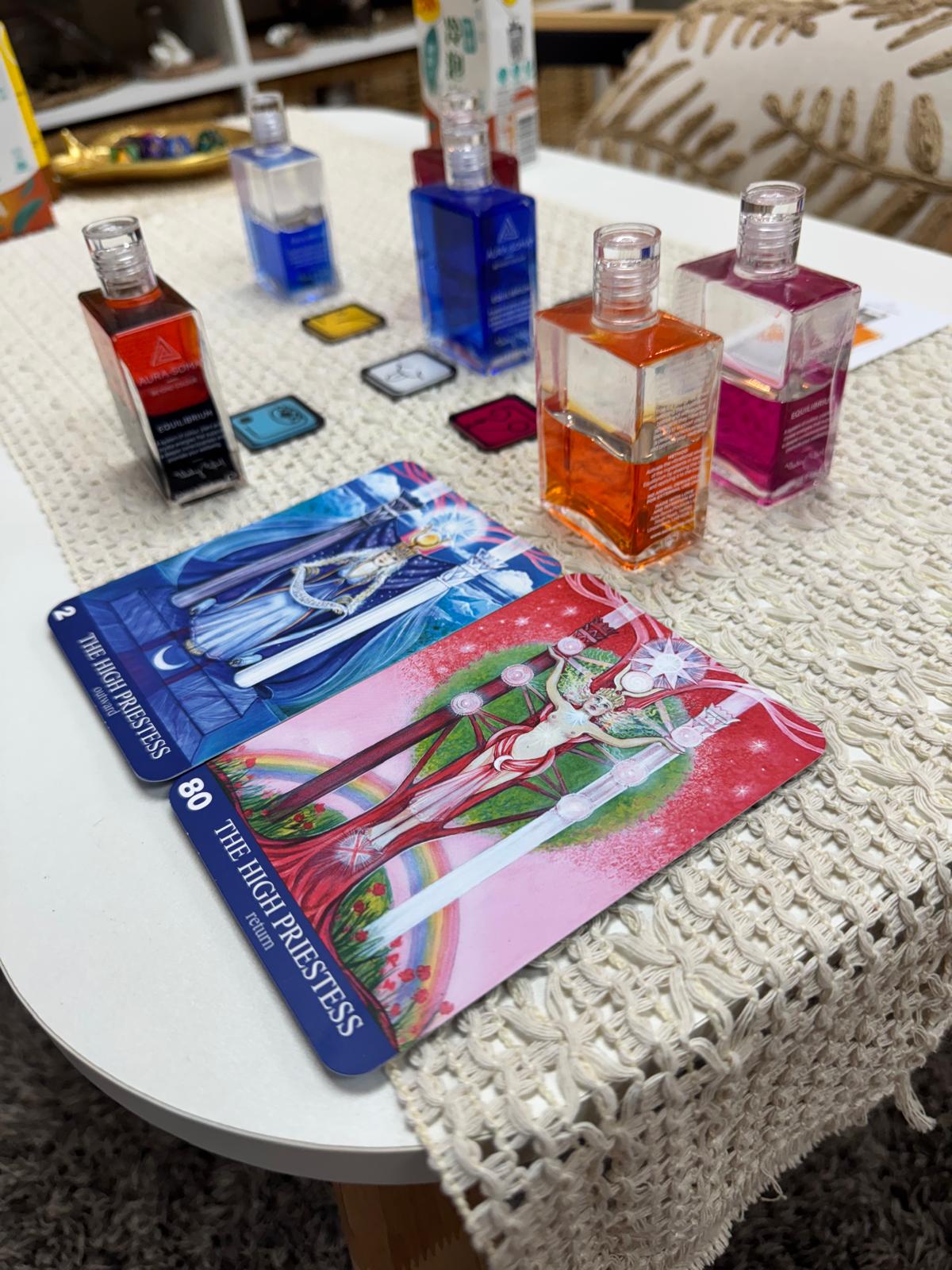 Aura-Soma 靈性彩油瑪雅個人天賦諮詢: 全方位靈魂藍圖與能量調頻 (120分鐘)